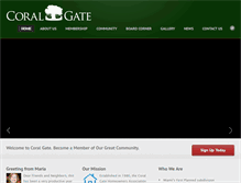 Tablet Screenshot of coral-gate.com